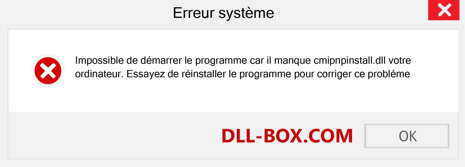 Le fichier cmipnpinstall.dll est manquant ?. Télécharger pour Windows 7, 8, 10 - Correction de l'erreur manquante cmipnpinstall dll sur Windows, photos, images